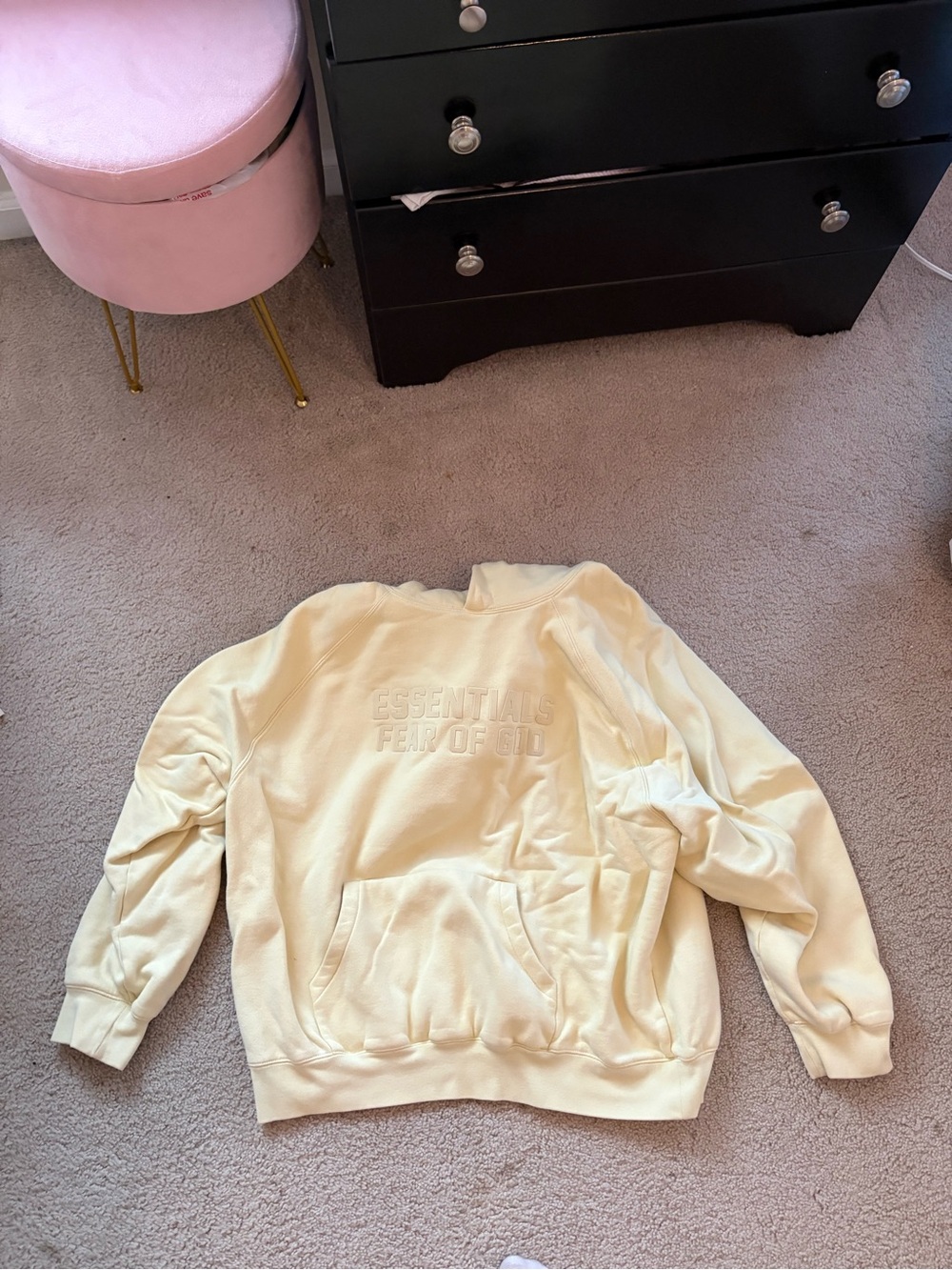 Butter Yellow essentials Hoodie
